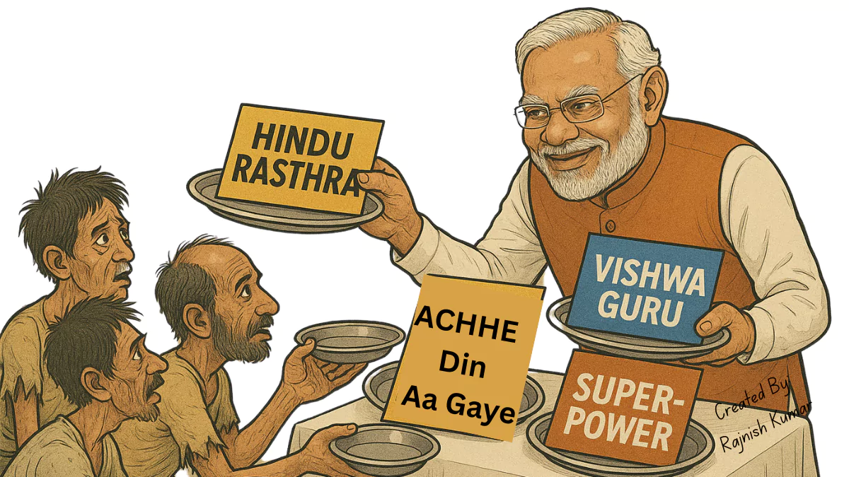 मोदी सरकार के चार स्तंभ: प्रोपेगेंडा, डेमागॉग, पोस्ट-ट्रुथ और छद्म-विज्ञान