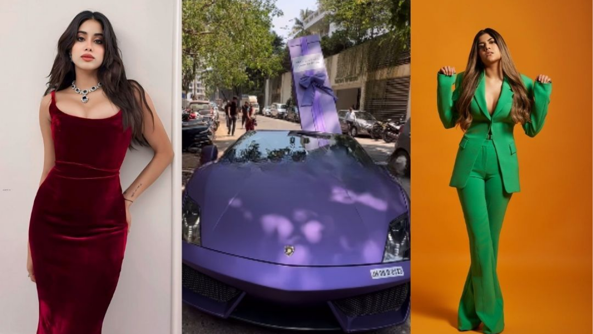 अनन्या बिड़ला ने जान्हवी को दी पर्पल लैम्बॉर्गिनी