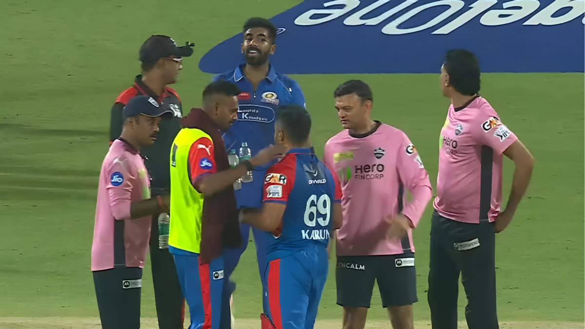 करुण नायर ने बुमराह से लिया पंगा