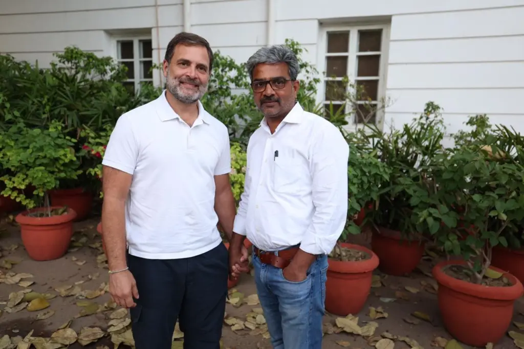 डॉ. रतन लाल राहुल गांधी जी का साथ