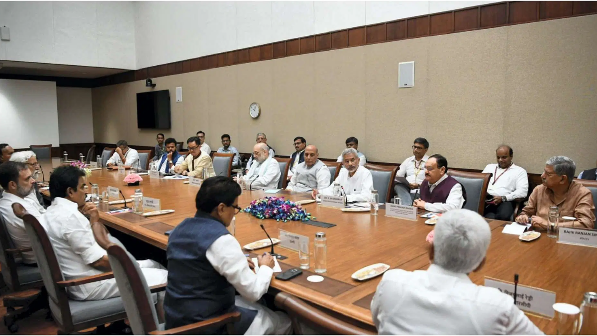 ऑपरेशन सिंदूर के बाद केंद्र सरकार की सर्वदलीय बैठक