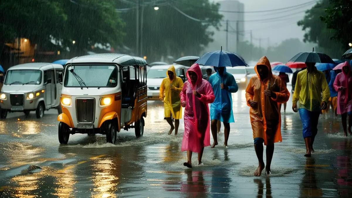 बेंगलुरु में भारी बारिश
