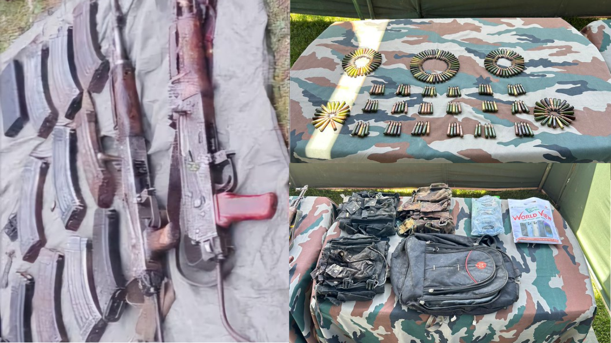 हथियारों का बड़ा जखीरा बरामद