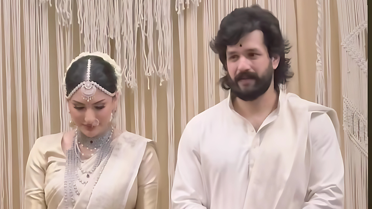 अखिल अक्किनेनी और ज़ैनब रावजी ने रचाई शादी