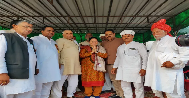 Geeta Bhukkal with members.