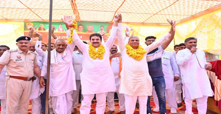 Jai Parkash Dalal with Kuldeep BIshnoi