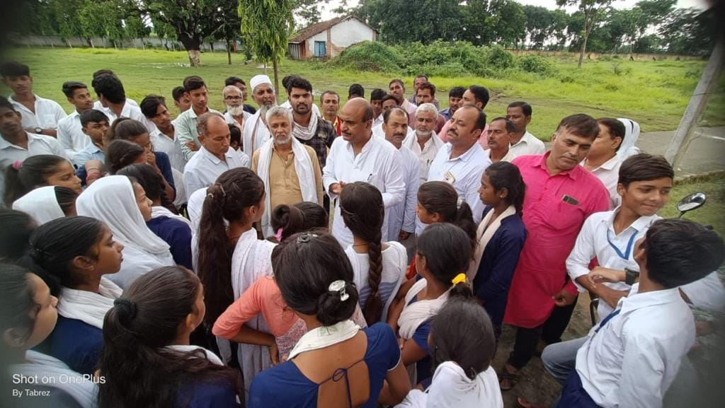 Sanjay Kumar Gupta visited his constituency to meet students