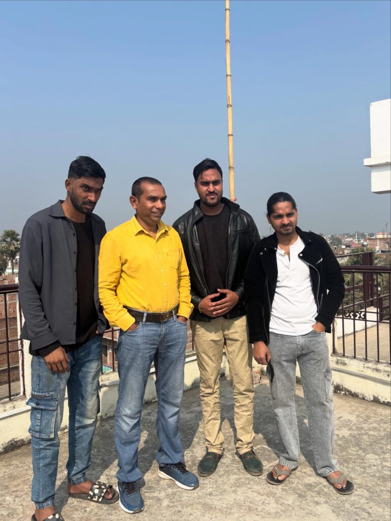 Tiger Yadav with Journalist Anil Yadav