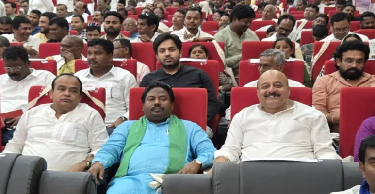 Jai Prakash Bhai Patel in Samvidhan Samman conference