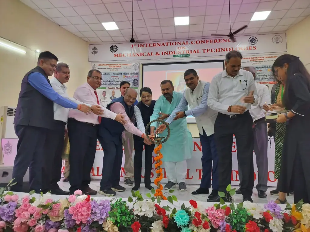 Krishan Kumar Mantoo at M.I.T. conference inauguration.