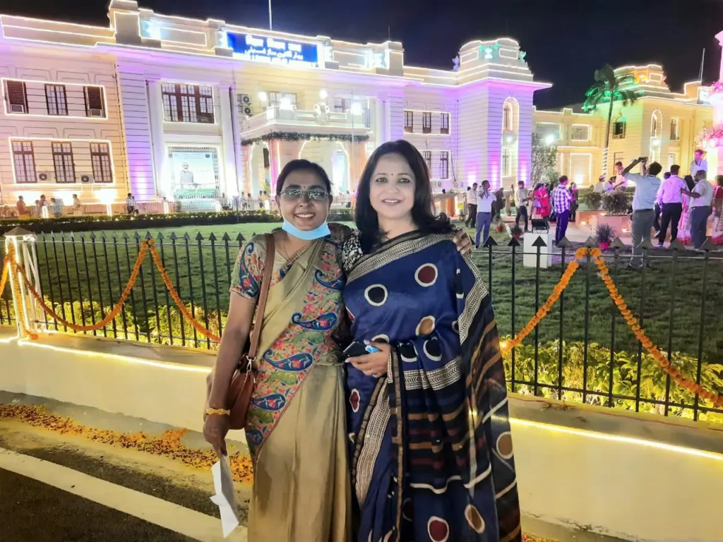 Mina Kumari is with Kesaria Assembly constituency MLA Shalini Mishra