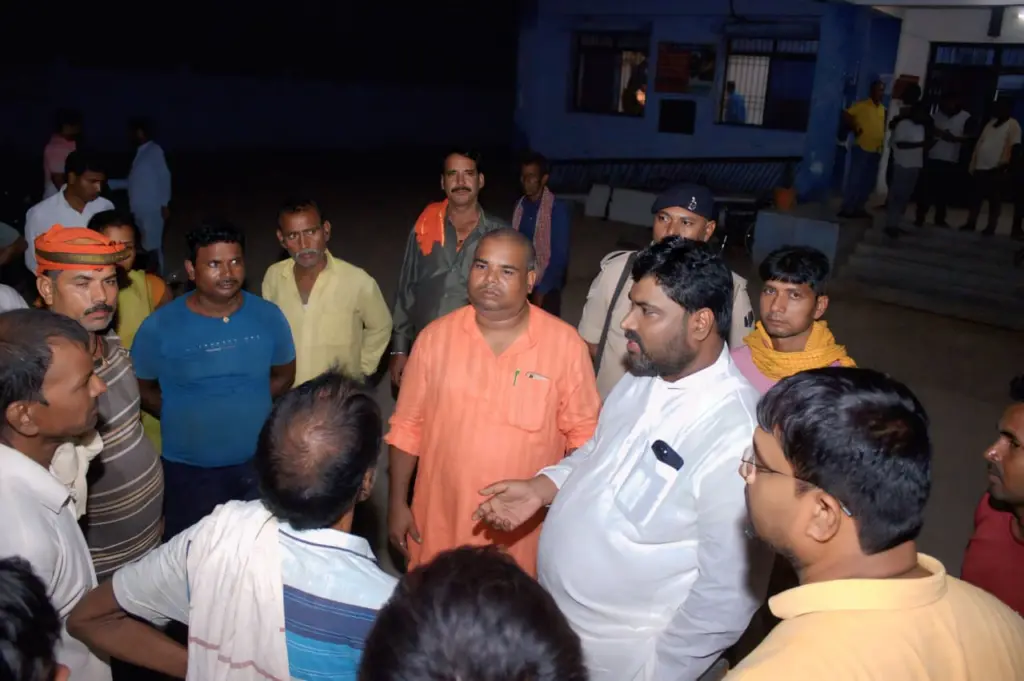 Murari Prasad Gautam is with Amit shah