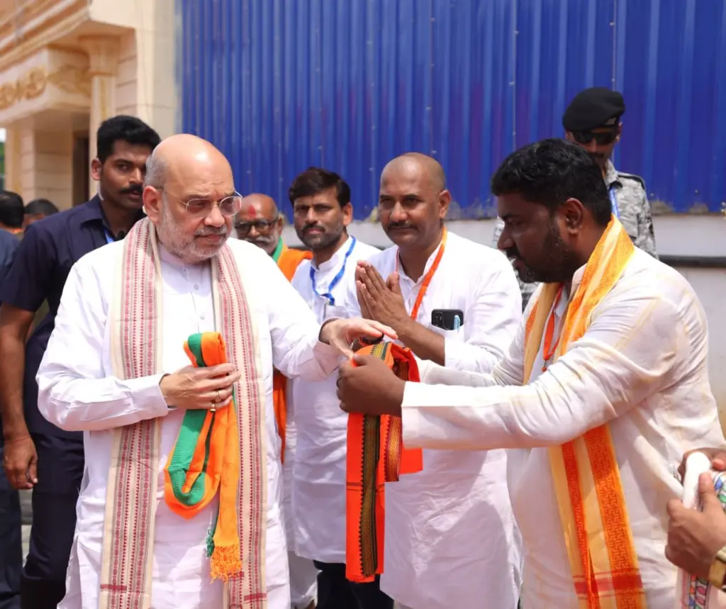 Murari Prasad Gautam is with Amit shah