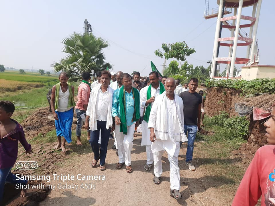 Aniruddh Kumar yadav visits village to connect with locals.