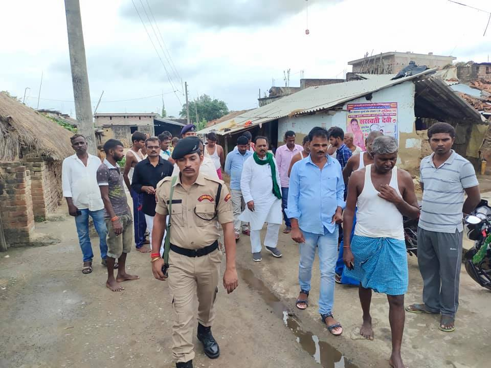 Bharat Bind visited his constituency.