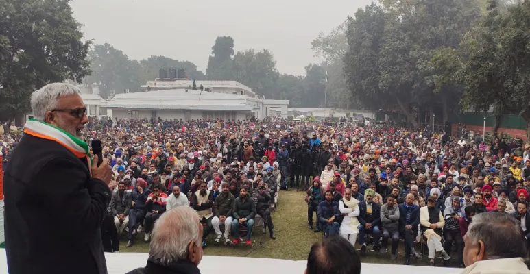 Nirmal Singh was welcomed in the program