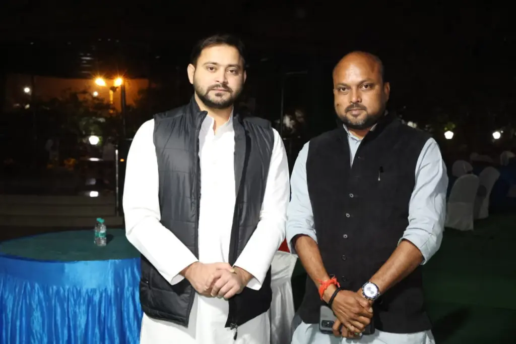 Prem Shankar Prasad is with Tejashwi Yadav