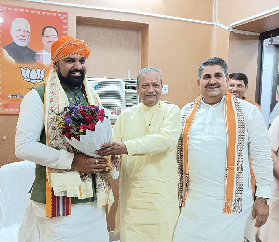 Raghvendra Pratap Singh is with Samrat Choudhary