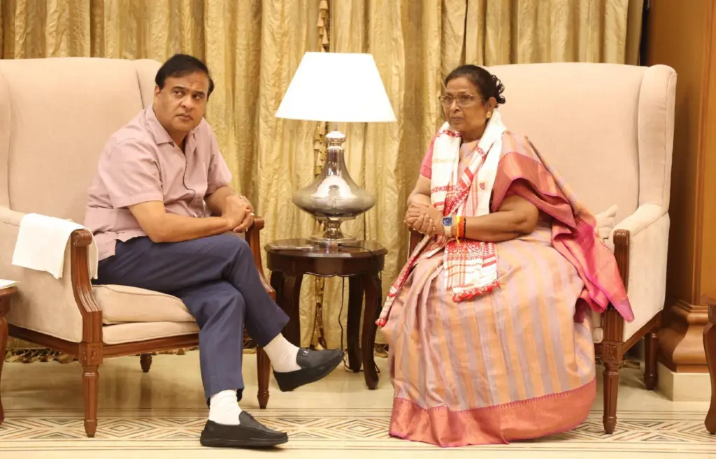 Renu Devi is with the Hon’ble Chief Minister of Assam, Shri Himanta Biswa Sarma.