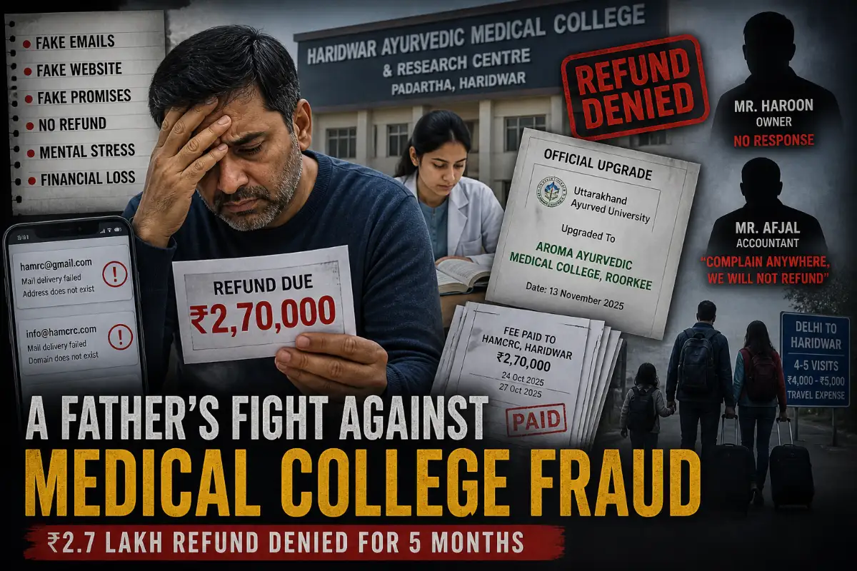 Father’s Fight Against Alleged Medical College Fraud