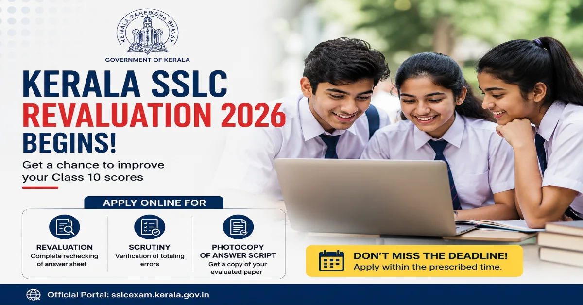 Kerala SSLC Revaluation 2026 Begins
