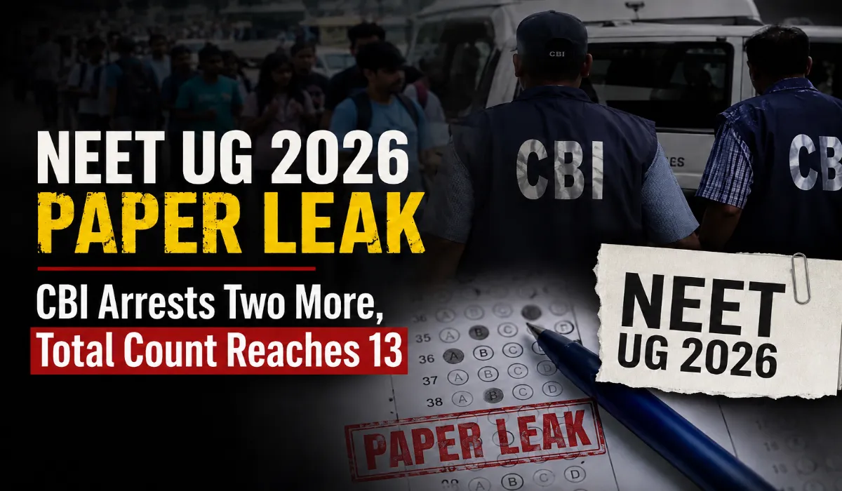 NEET UG 2026 Paper Leak: CBI Arrests Two More