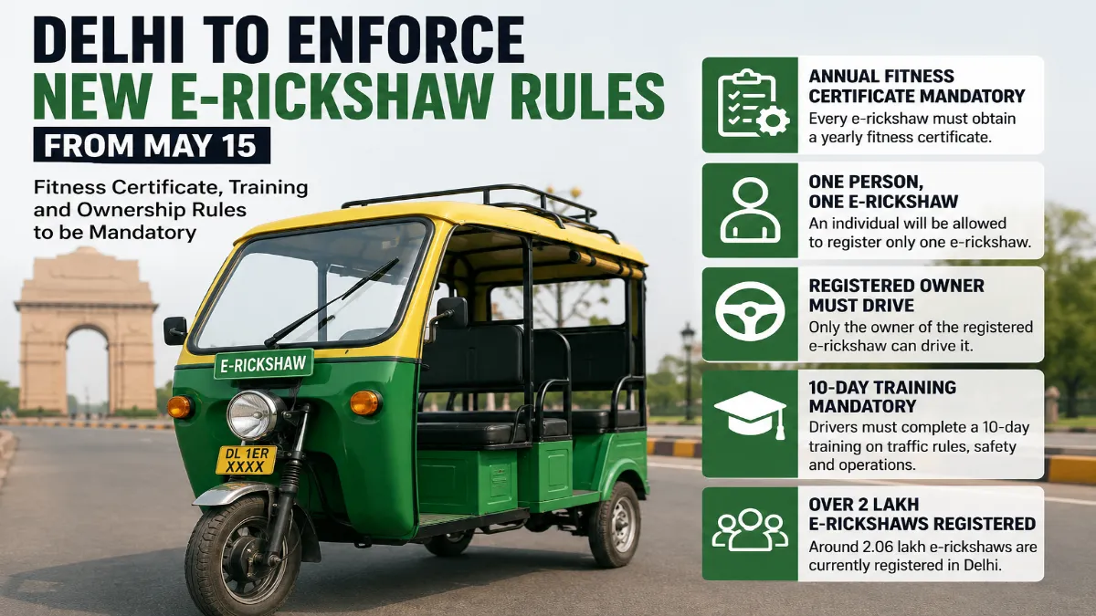 New E-Rickshaw Rules