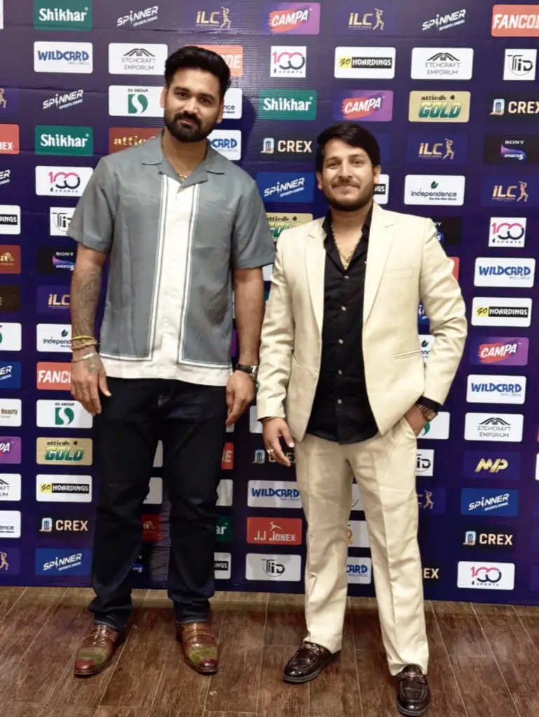 Pawan Yadav with Pradeep Sangwan