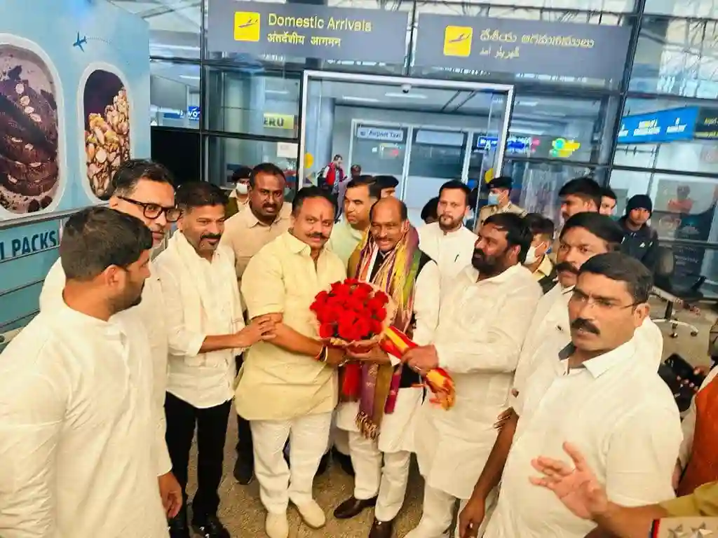 Anjan Kumar Yadav with Manikrao Thakare Ji