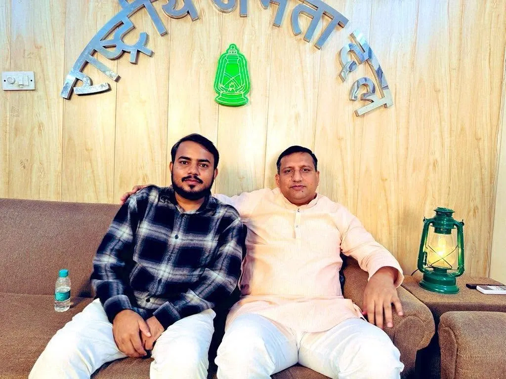 Dr. Parmindar Ambar with Sanjay Yadav