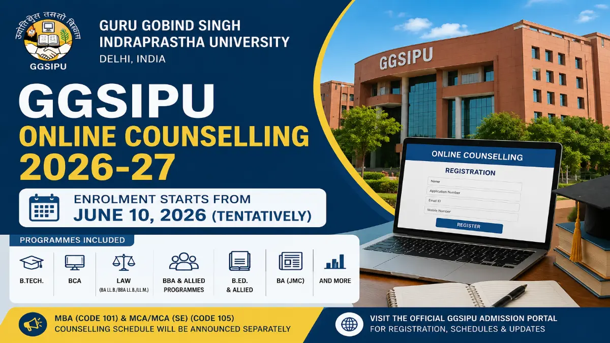 GGSIPU Online Counselling 2026