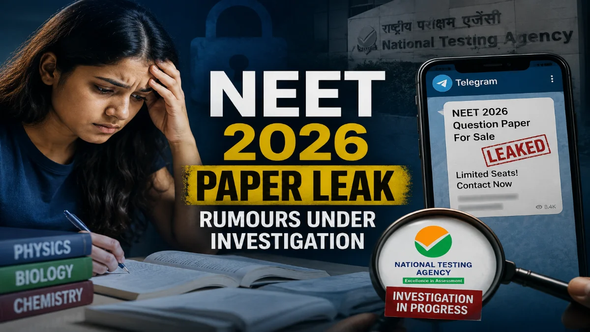 NEET 2026 Paper Leak Rumours Under Investigation