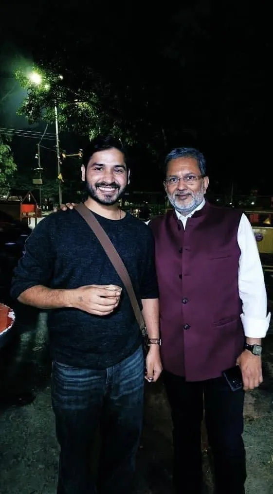 Shyam Meera Singh with Ajit Anjum