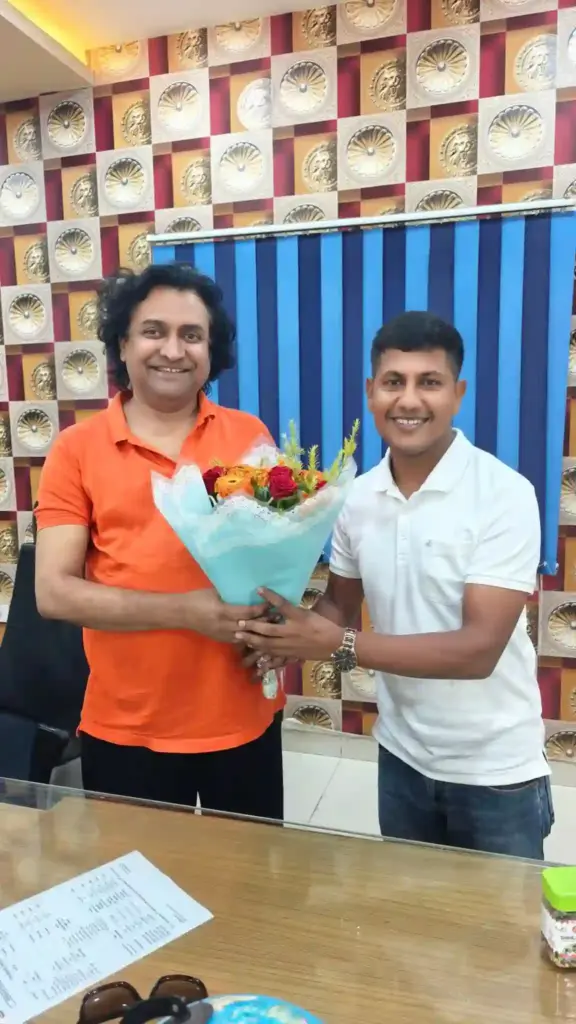 Vipin Sir with R.S Rathaur Sir
