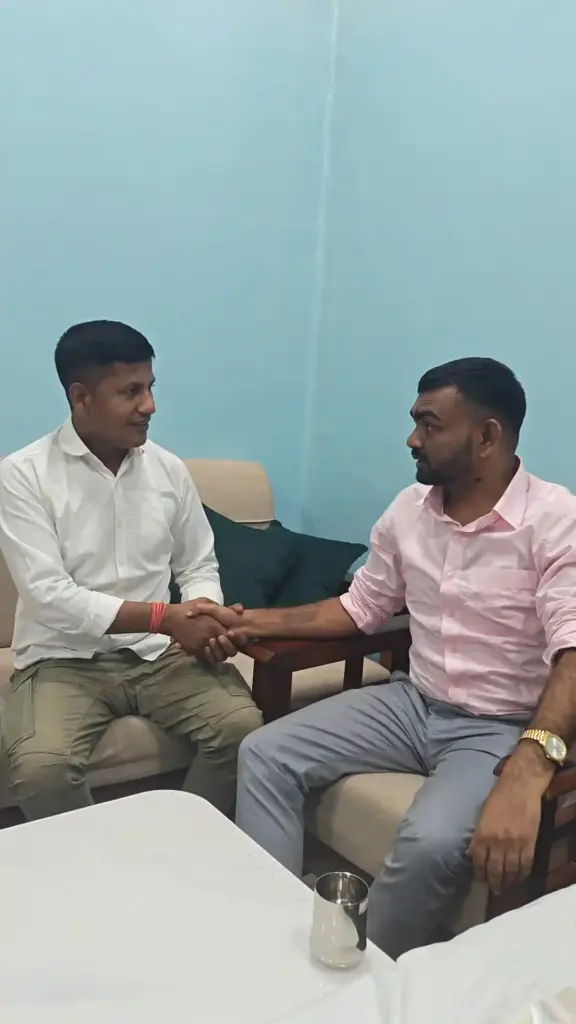 Vipin Sir with Tiger Jairam Mahato