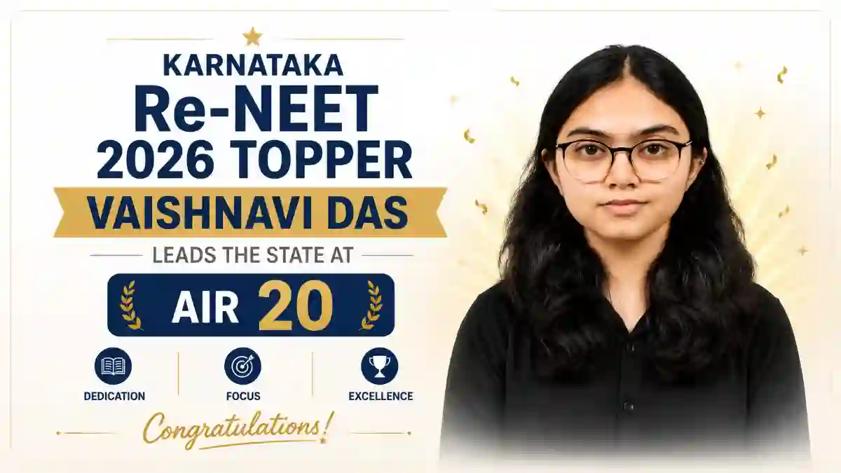 Karnataka Re-NEET 2026 Topper