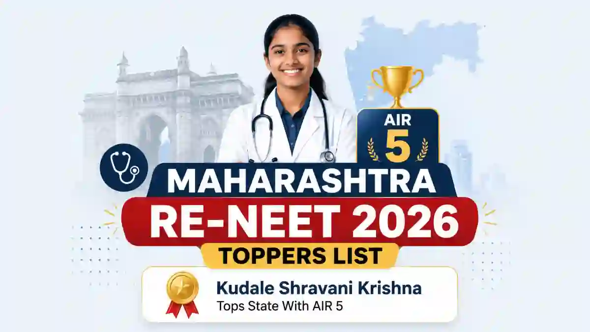 Maharashtra Re-NEET 2026 Toppers List
