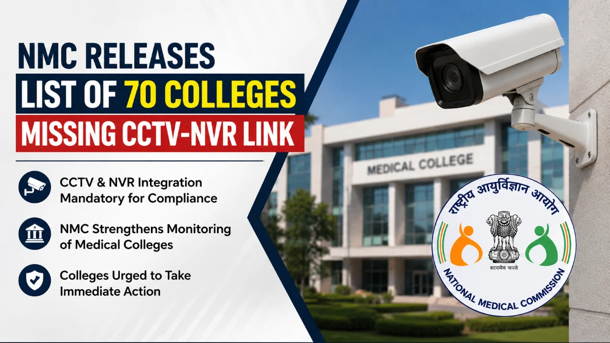 Medical Colleges for Failing to Link CCTV
