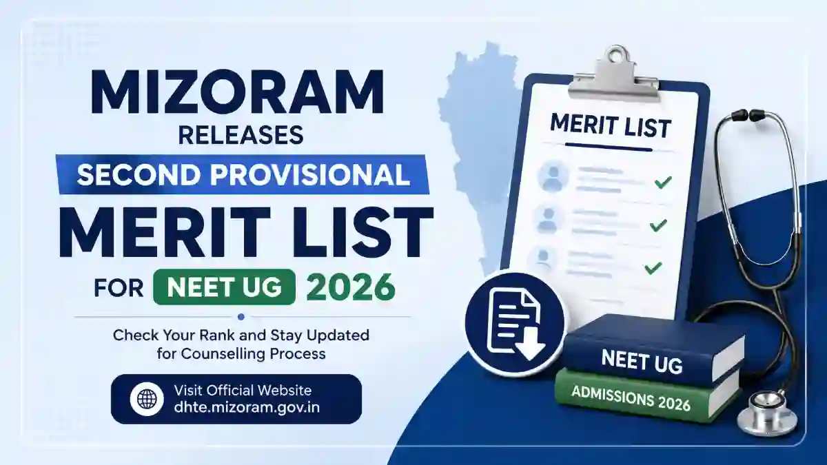 Mizoram NEET UG 2026 Merit List