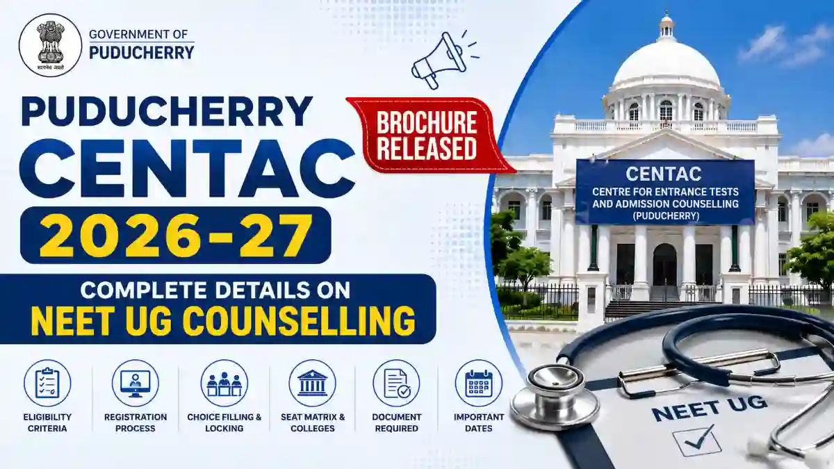 Puducherry CENTAC 2026-27 Brochure