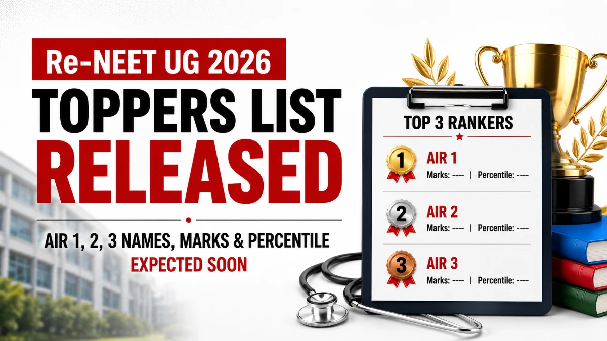 Re NEET UG 2026 topper list