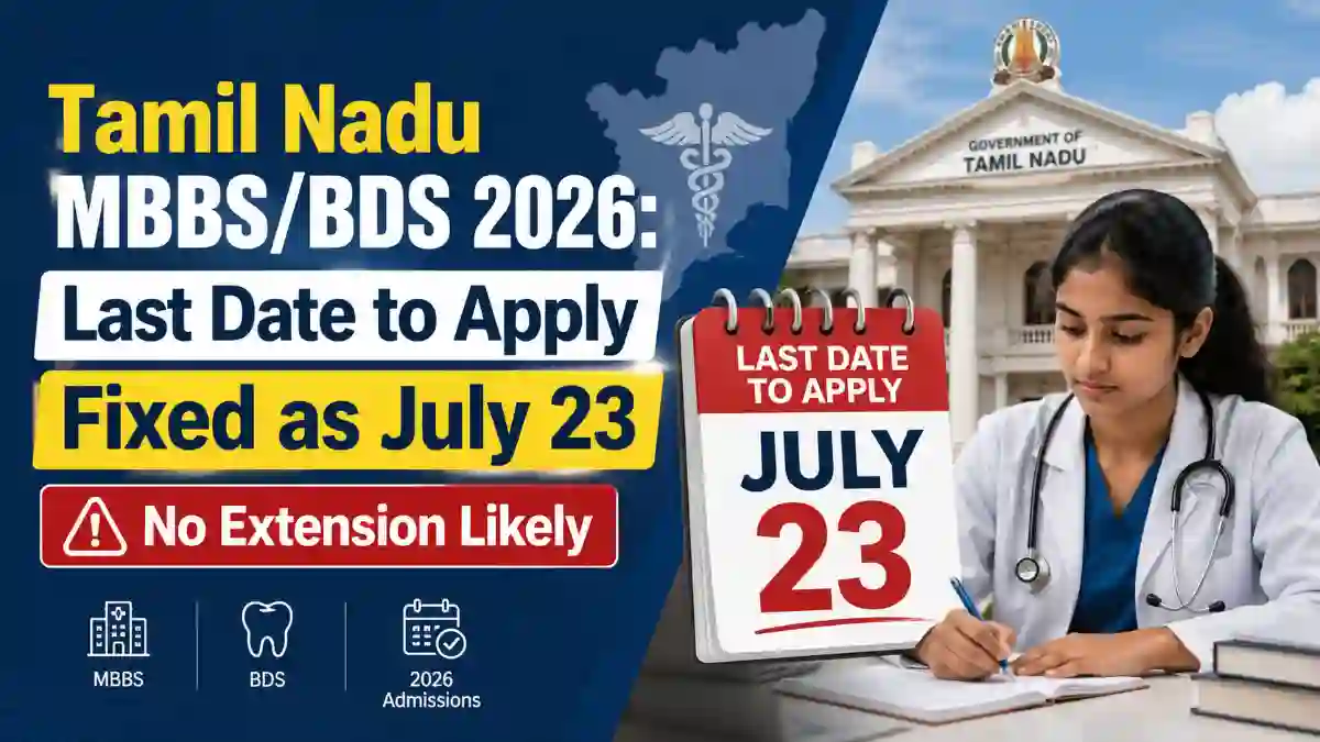 Tamil Nadu MBBS/BDS 2026