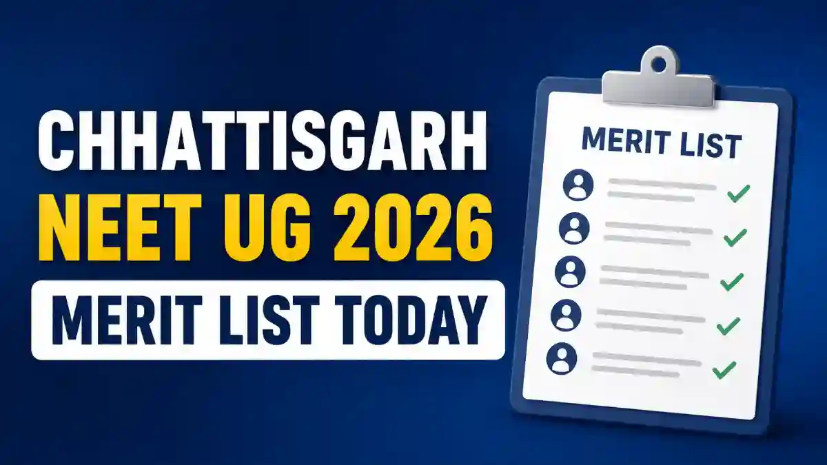 Chhattisgarh NEET UG 2026 Merit List