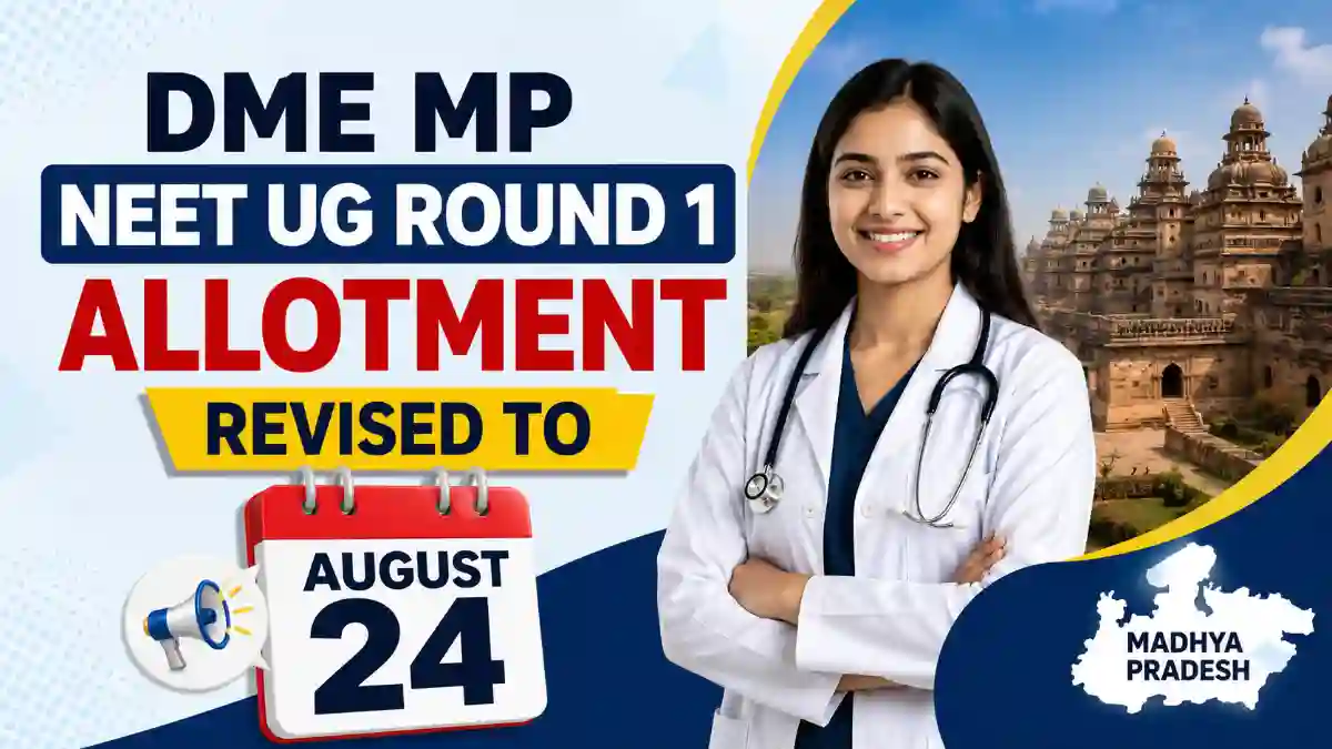 DME MP NEET UG Round 1 Allotment