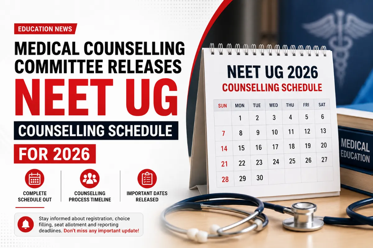 MCC NEET UG Counselling schedule 2026