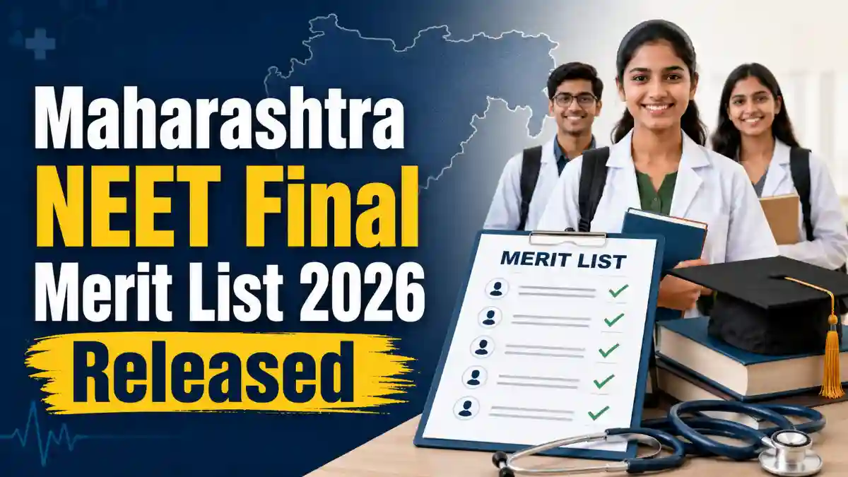 Maharashtra NEET Final Merit List 2026