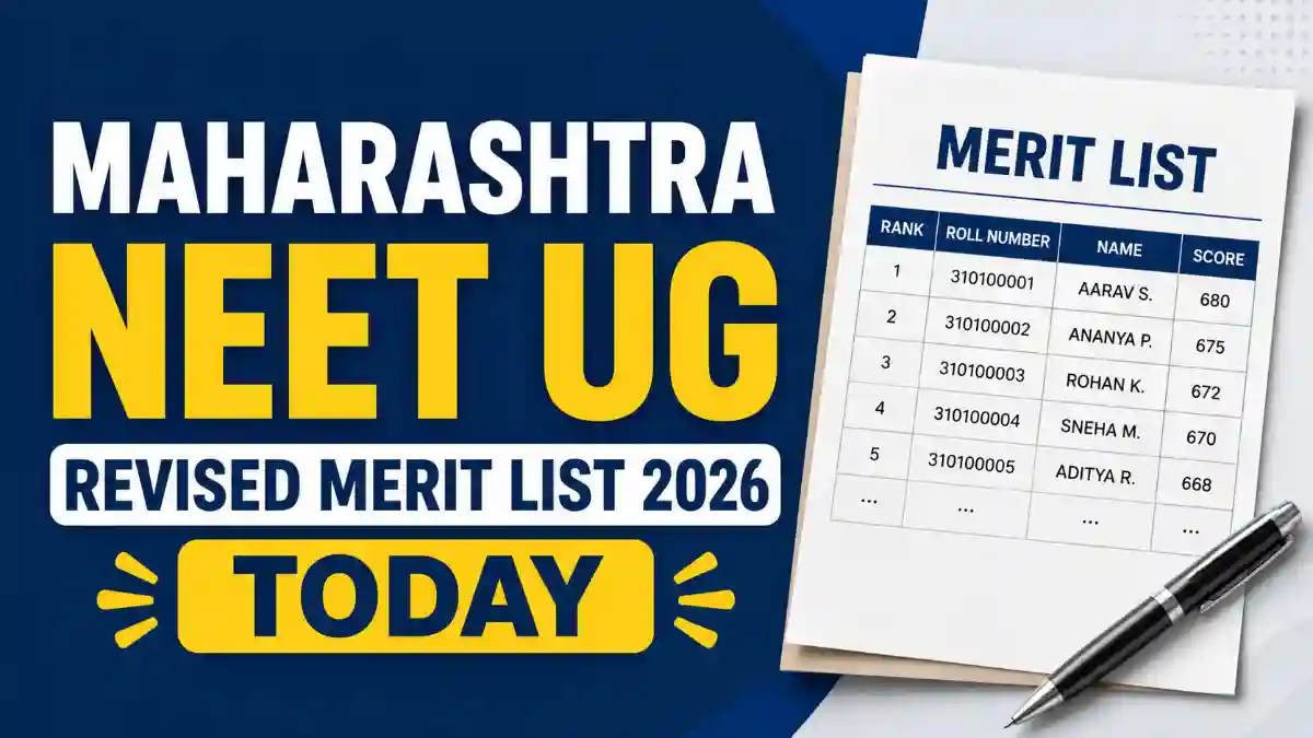 Maharashtra NEET UG Revised Merit List 2026