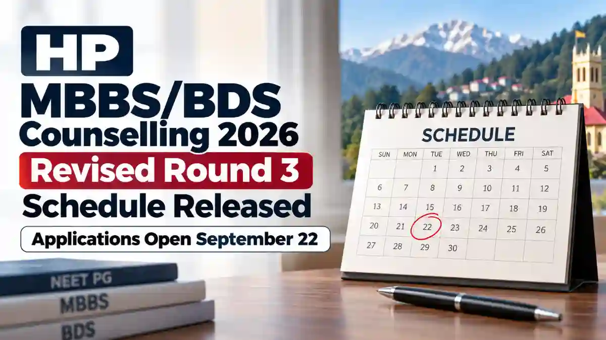 HP MBBS/BDS Counselling 2026