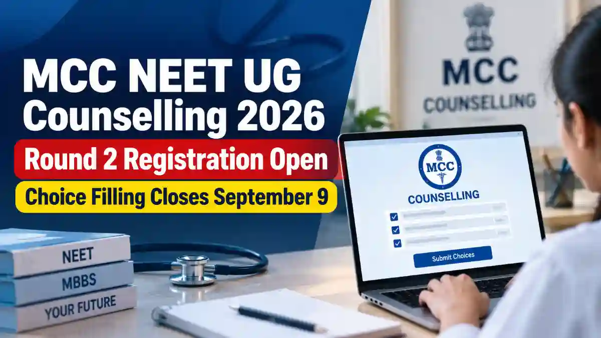 MCC NEET UG 2026 Round 2 counselling
