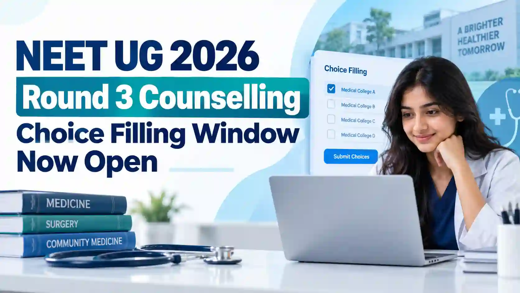 NEET UG 2026 Round 3 Counselling Choice Filling